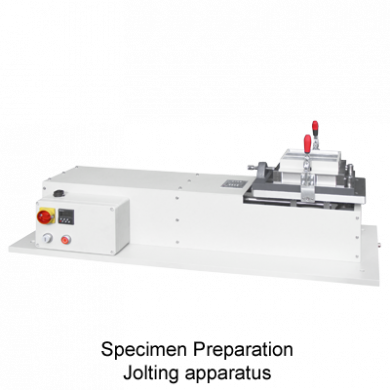 The jolting apparatus is designed for the standard-compliant compaction of cement mortar and other binding material in moulds