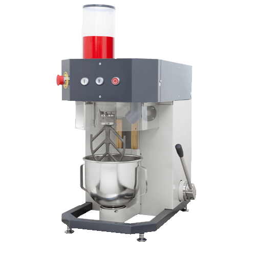 ToniMIX 自动砂浆搅拌机用于按照标准要求混合砂浆和水泥浆。 搅拌桨采用行星运动方式，由电机驱动。